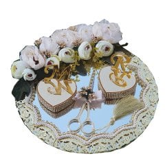 Gold Rengi Yüzük Tepsisi