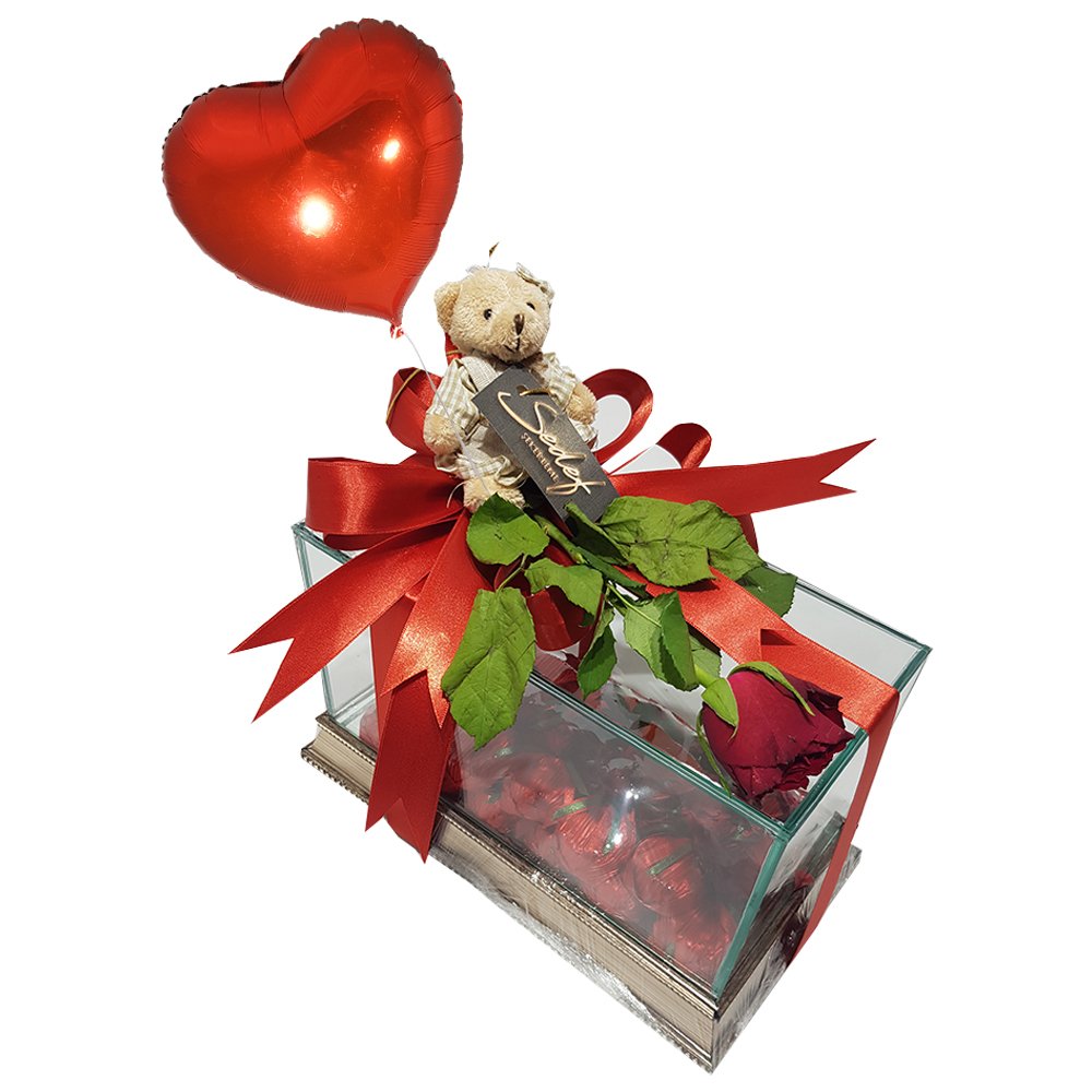 SEVGİLİLER GÜNÜNE ÖZEL KALPLİ ÇİKOLATA