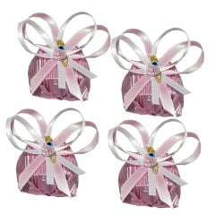 Nazar boncuklu Bütün Antep Fıstıklı & Fındıklı Kız Bebek Çikolatası