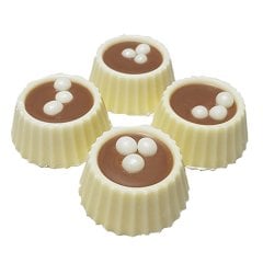 Spesiyal Özel Fildişi Kaplamalı Sütlü Dolgulu Krançlı Çikolata