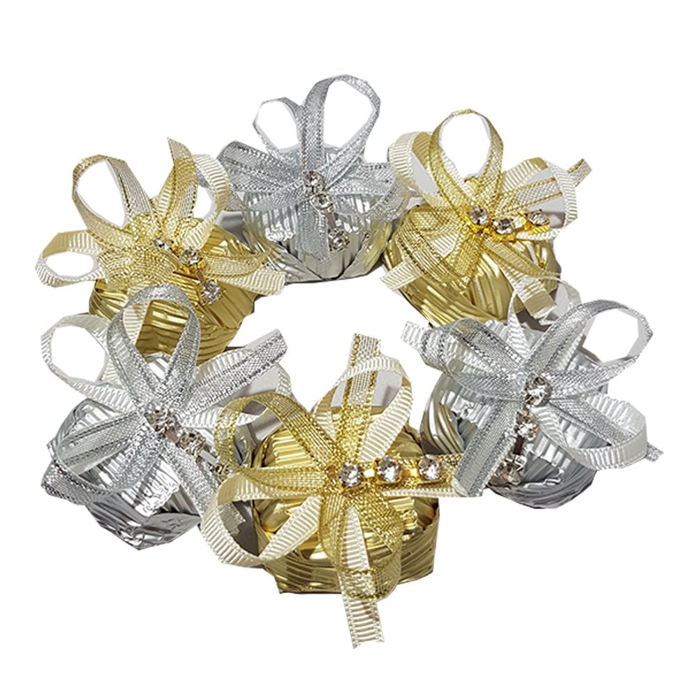 Dekorlu Savoroski Taşlı Bütün Antep Fıstıklı Tam Çiikolata